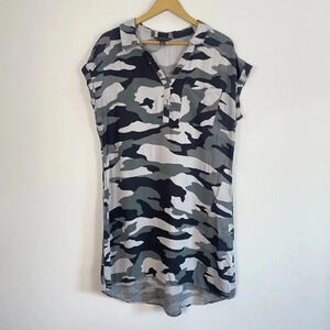 Rock & Republic Camo Shirt Dress